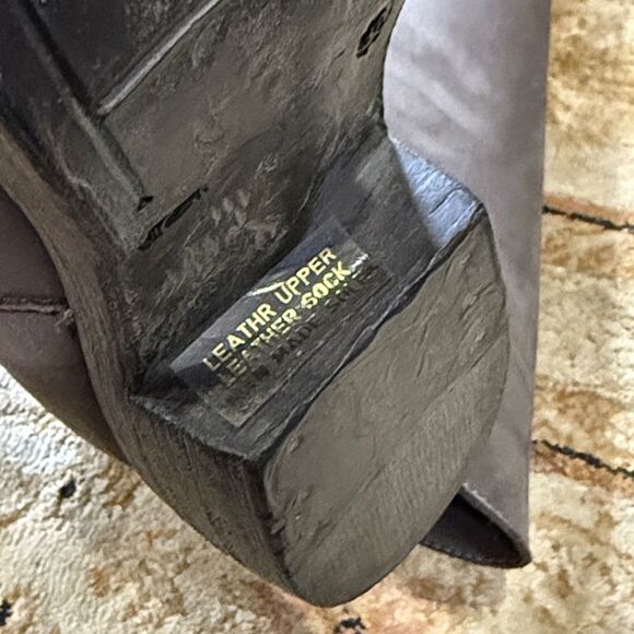 Sundance Catalog Women’s Sz 5.5-6/EU 36 Tall Rear Lace Up Leather Riding Boots - Picture 11 of 15